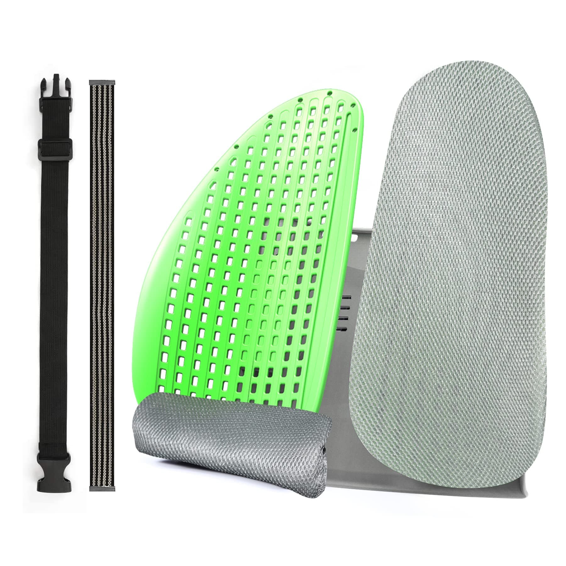 Back-Pal Lumbar Support; Lower Back Support; Ergonomic Design for Lower Back Pain Relief. Ideal for Car Office Chair (Green)