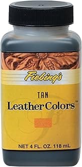 angelus Fiebing's LeatherColors Water Based Leather Paint for Shoes, Boots, Belts, Bags, Furniture, 4oz