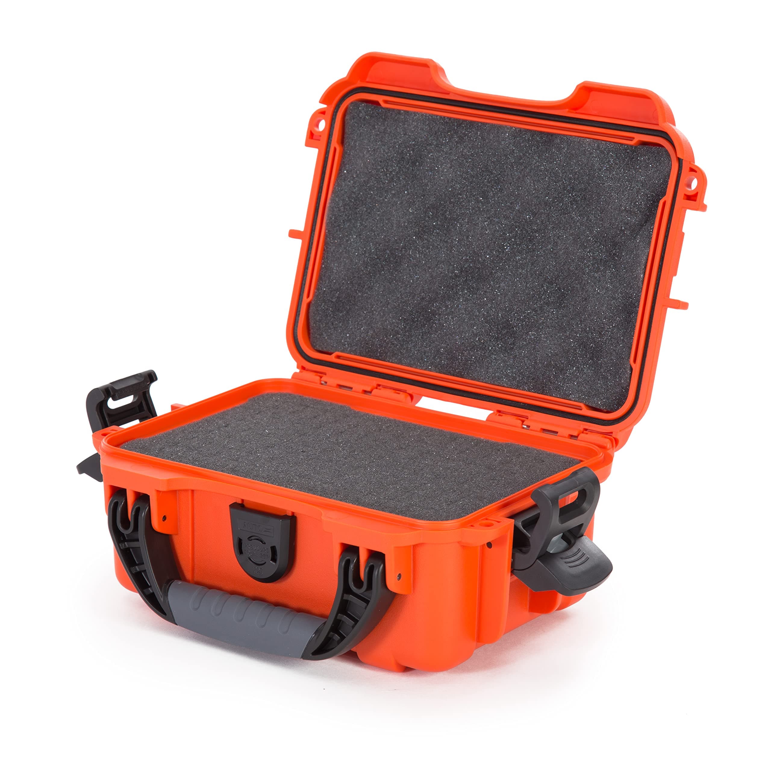 903 Small Waterproof Hard Case with Foam Insert 9.1" x 6.8" x 3.8" - Orange