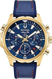 Bulova Men's Marine Star 'Series B' Chronograph Quartz Watch, Rotating Dial, 100M Water Resistant, 43mm