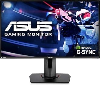 ASUS VG278QR Gaming Monitor - 27inch, Full HD, 0.5ms*, 165Hz (above 144Hz), G-SYNC Compatible, Adaptive Sync