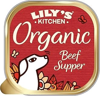 Lily's Kitchen Organic Beef and Spelt Supper for Dogs 150g (Pack of 11)