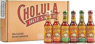 Hot Sauce Variety Pack, Product of Mexico, Gift Set Includes Six 5 Fl Oz Signature Cholula Hot Sauces for Eggs, Pizza, Mexican Dishes, and More, 30 fl oz