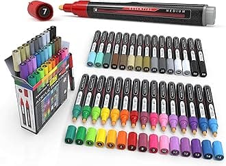 30 Medium Tip Acrylic Paint Pens