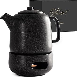 Steinzeit Teapot with warmer black