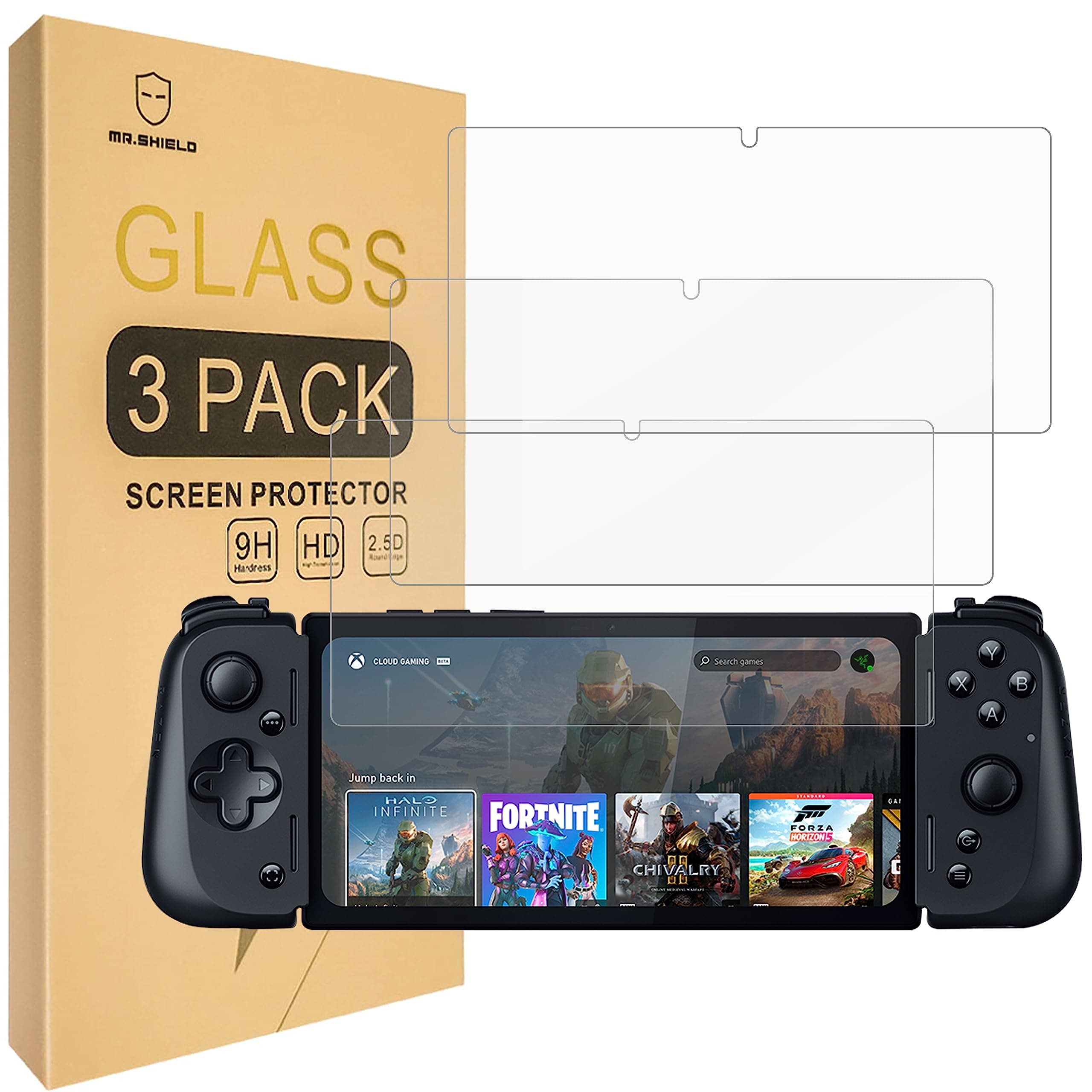 [3-Pack] Screen Protector For Razer Edge [6.8 inch] Wi-Fi / 5G 2023 [Tempered Glass] [Japan Glass with 9H Hardness] Screen Protector