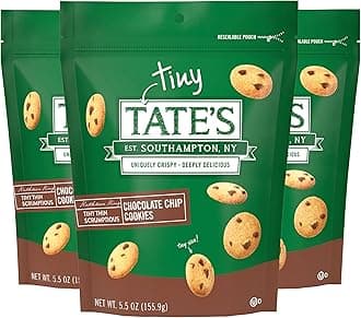 Tiny Tate's Chocolate Chip Cookies, 3-5.5 oz Bags