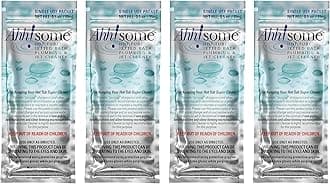 Ahh-Some - Hot Tub Cleaner & Purge Packet | Clean Pipes, Jet Line & Jets Gunk Build Up | Clear & Soften Water for Hot Tub, Jetted Tub, Swim Spa | Top Clarifier Up to 450 Liters of Water (4 PCS)