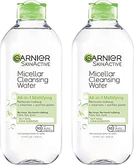 Garnier SkinActive Micellar Cleansing Water for Oily Skin, 13.5 Ounce (Pack of 2)