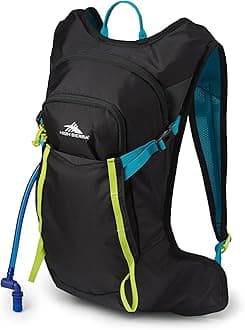 High Sierra Hydrahike 2.0 Hydration Backpack with 2L Water Bladder for Running, Hiking, Camping, or Cycling