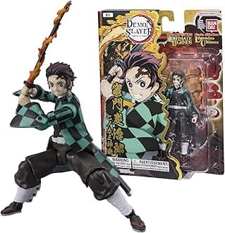 Bandai - Ultimate Legends HD - Demon Slayer Action Figure 12 cm - Tanjiro Hinokami Kagura - Official Demon Slayer Licence - Articulated Tanjiro Figure - Toy for Children from 4 Years - VE88969