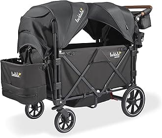 Caravan V3 Stroller, 2-Seater Kids Wagon, 207 lb Capacity, Byron Black