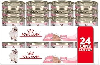 Royal Canin Feline Health Nutrition Kitten Loaf in Sauce Cat Food, 5.1 oz (Pack of 24)