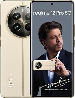 realme 12 Pro 5G Smartphone | 12GB RAM 512GB ROM | 50MP + 32MP | 6.7" AMOLED 120Hz Display | Snapdragon 6 Gen 1 | 5000mAh Battery | 67W Fast Charging | Dual SIM | Android 14 (Navigator Beige)