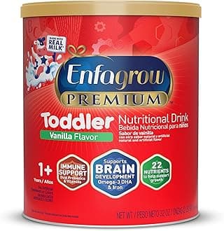 Enfagrow Premium Toddler Milk Nutritional Drink, Enfagrow Toddler Drink, Try Our Brain-Supporting Trio, Vanilla 32oz Can