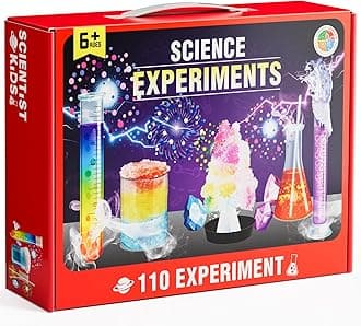 Science Kits for Kids - 110 Experiments Science Kit for Kids Age 6-8, 8-12, Kids Science Kits Age 5-8+, Science Kits STEM Kits Educational Scientific Toys for Kids 6 7 8 9 10 12+ Years Old