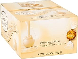 Lindt Lindor Truffles - White Chocolate - 60 ct,1 ounces