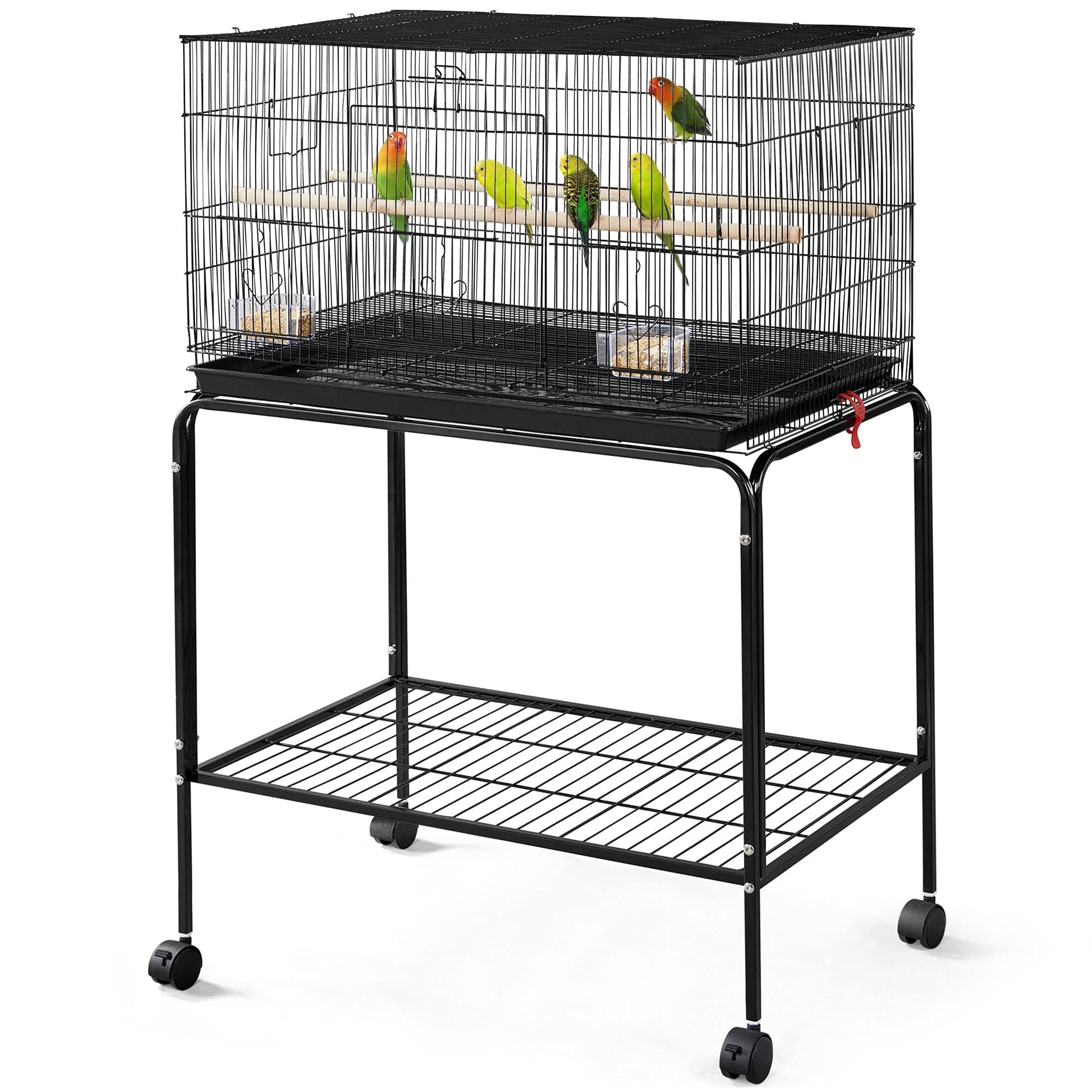 47” H Flight Cage with Rolling Stand