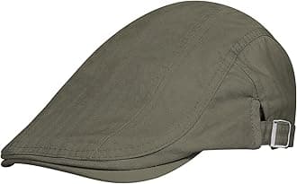 Men's Newsboy Caps 100% Cotton Newsies Flat Hats for Men Adjustable Irish Cabbie Gatsby Hats Ivy Cap for Driving Golf Hunting