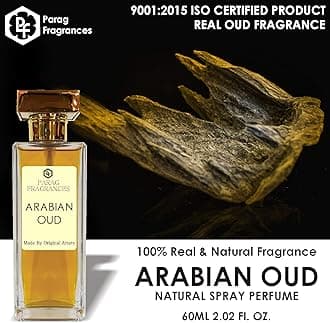 PARAG FRAGRANCES ARABIAN OUD 60ML (100% NATURAL FRAGRANCE & LONG LASTING) BEST PERFUME FOR MEN, BEST FRAGRANCE FOR MEN AND WOMEN