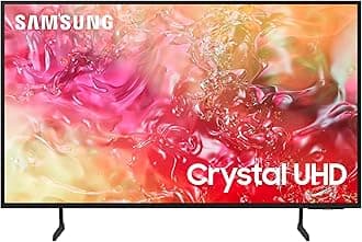 70 Inch Crystal UHD TV, DU7000, 4K, PurColor, 4K Upscaling, Samsung TV Plus, Q-Symphony, Tizen Smart TV, UA70DU7000UXZN (2024 - UAE Version)