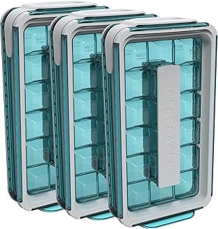 POP 2.0 2024: Make And Serve Ice Without Ever Touching The Ice | The Sanitary Silicone Ice Cube Tray for Freezer | Patented Ice Trays for Freezer | This Ice Cube Maker Makes 18 Cubes
