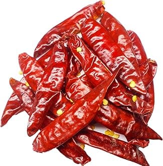 A D Food & Herbs Organic Dried Whole Red Chilli/Sukhi Mathania Marwari Rajasthani Laal Mirch Pure and Edible Spice Masala (500 Gms x pack of 2)