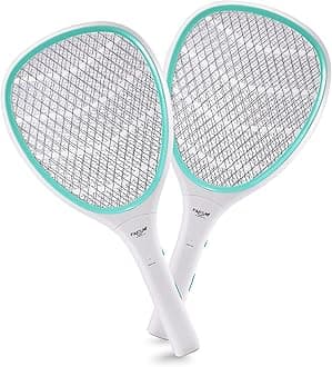 Faicuk 2 Pack Bug Zapper Racket Electric Fly Swatter