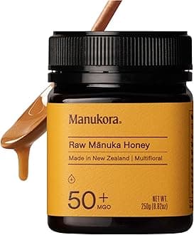 Manukora MGO 50+ Multifloral Raw Mānuka Honey - Authentic Non-GMO New Zealand Honey, Traceable from Hive to Hand