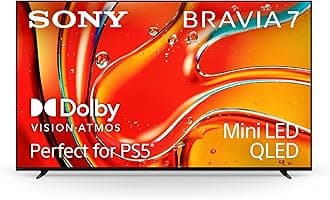 BRAVIA 7 55 Inch, Mini LED XR QLED, Perfectly balanced for movies, PS5 gaming & sports, 4K HDR Smart TV, Google TV), 2024 UAE Model