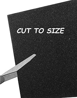 2 Foam Filters, Cut to Size for All Vacuum Cleaners That Use Pre-Motor or Air Inlet Foam Filter