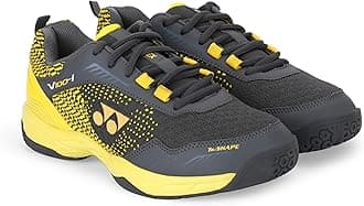 YONEX V100-i Badminton Shoes | Made in India | Ideal for Badminton,Squash,Table Tennis,Volleyball | Non-Marking Sole | TRU Cushion | Ergo Shape | Hexagrip |