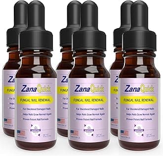 Nail Renewal - 6 Pack Toenail Fungus Treatment Extra Strength Nail Repair for Damaged Discolored Brittle Toenails and Fingernail. 0.50 fl oz. Doctors' Guide Included