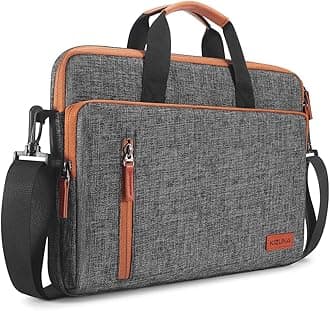 KIZUNA Laptop Bag Case 13.3 Inch Computer Shoulder Sleeve Briefcase For MacBook Pro 14 M1 M2 M3 Max /14" Lenovo ThinkPad X1 Carbon/14 IdeaPad Flex 5i/14 Lenovo Yoga 9i /IdeaPad C340,Brown