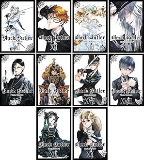 Black Butler Manga Set Vol 11-20 by Yana Toboso, Set of 10 Books