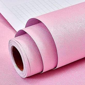 Light Pink Wallpaper Wallpaper for Wall Sticker for Home,Office 45x300cm Sticker Wallpaper Peel and Stick Hexagon Removable Self Adhesive Waterproof Wallpaper(Pack of 1)