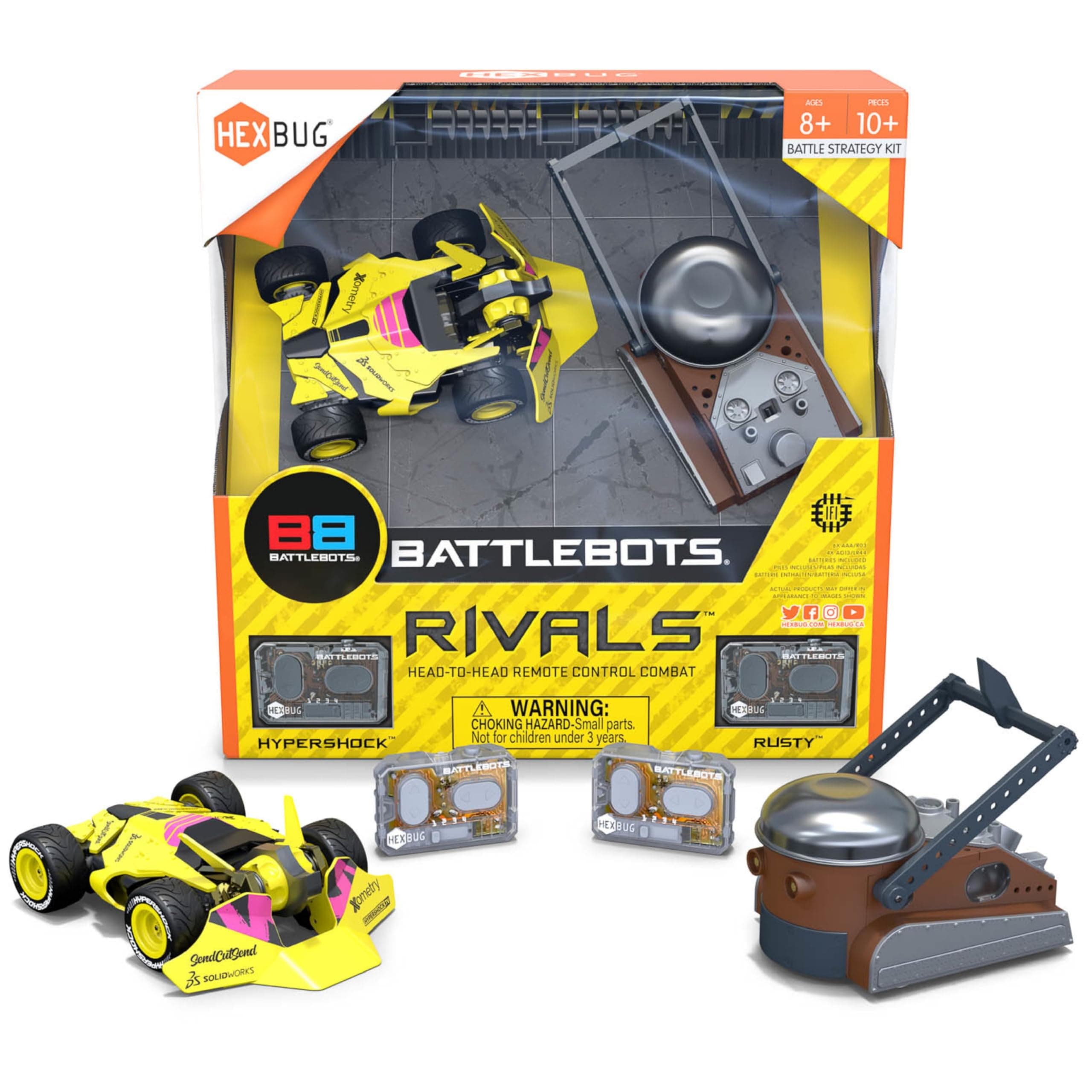 HEXBUG BattleBots Rivals Rusty and Hypershock