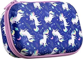 ZIPIT Unicorn Pencil Box for Girls | Pencil Case for School | Organizer Pencil Bag | Large Capacity Pencil Pouch