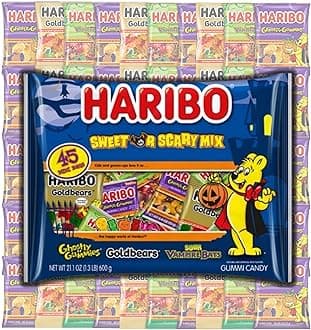 Haribo Sweet or Scary Mix Treat Pack 45 Count