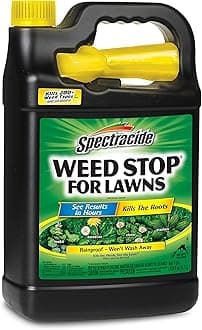 Spectracide Weed Stop For Lawns 1 Gallon, Ready to Use, Kills Over 200 Weed Types, 4 Pack