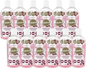 Fabulosa 4 in 1 Concentrated Antibacterial Disinfectant All Purpose Cleaner, 220ml, 12 pack, Beautiful Life
