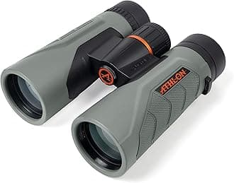 8x42 Argos G2 HD Gray Binoculars with Eye Relief for Adults and Kids, High-Powered Binoculars for Hunting, Birdwatching, and More