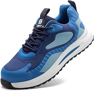 Safety Shoes for Men Women CompositeToe Boots Non-Slip Lightweight Breathable Sneakers Puncture Proof Protective Industrial Shoes