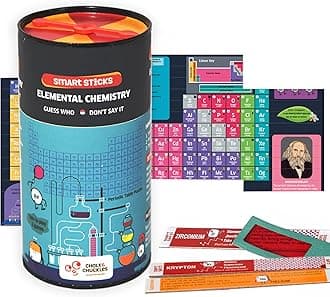 Smart Sticks Elemental Chemistry, STEM Science Toy for Kids Ages 8-14, Learn Periodic Table Elements, Fun Educational Game & Puzzle, Gifts for Boys & Girls 9, 10, 11, 12, 13 Years