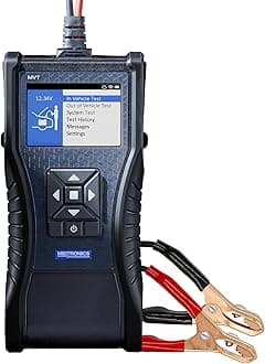 MVT-100 Handheld Battery Tester, MDX-AI Powered, Fast & Accurate Diagnostics for 6V/12V Automotive, Marine, Power Sports, Heavy Duty Batteries, Rechargeable