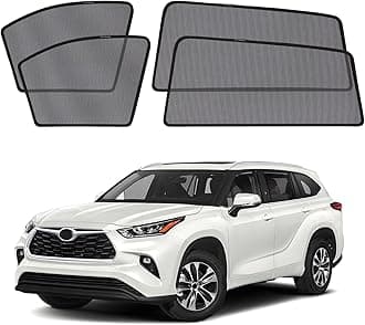 XCBYT Highlander Car Window Sunshade, 2021-Today, Car Baby Side Window Sun Shade with Breathable Mesh, Blocks 99% UV Radiation and Privacy, Safe Driving for