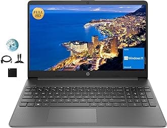 HP 15.6 FHD Flagship Business Laptop, Intel 4-Core i3-1215U (Beat i5-1155G7) up to 4.4GHz, 32GB RAM, 1TB NVMe SSD, Fast Charge, Numpad, Bluetooth, Wi-Fi, HDMI, Windows 11,w/GM Accessories