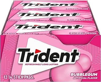 Bubblegum Sugar Free Gum, 12 X 14