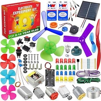 - NEXT GEEK 130 Project DC Motor Learning Kids DIY Science Experiment Educational kit for Kids Exciting Gift for Boys & Girls