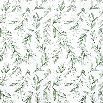 Lifetree Green Peel and Stick Wallpaper: Self-Adhesive Wallpaper Removable Wallpaper for Living Room Waterproof Vinyl Wall Paper Shelf Liner for Walls Cabinets 44.5 * 300cm